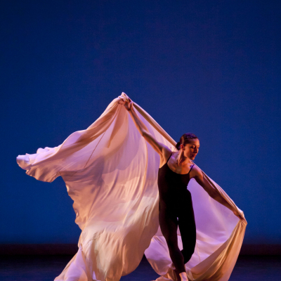Valse A La Loie (Scarf Dance) performed by Rosy Goodman in 2012. Photo by Nathan Sweet